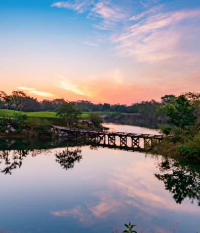 Puente sobre el lago